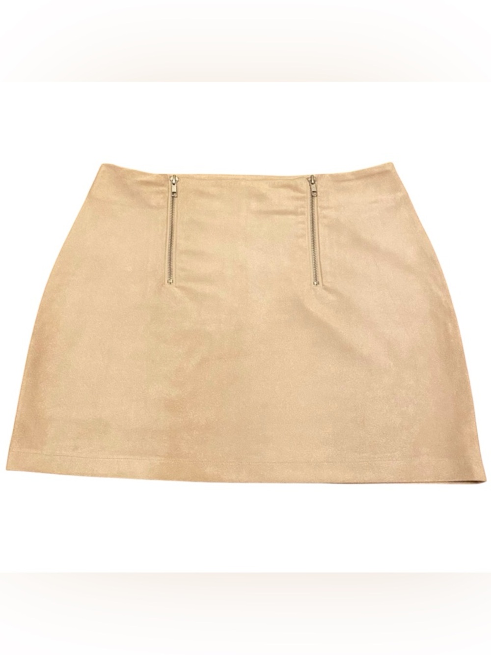 Forever 21 Pink Double Zip Mini Skirt